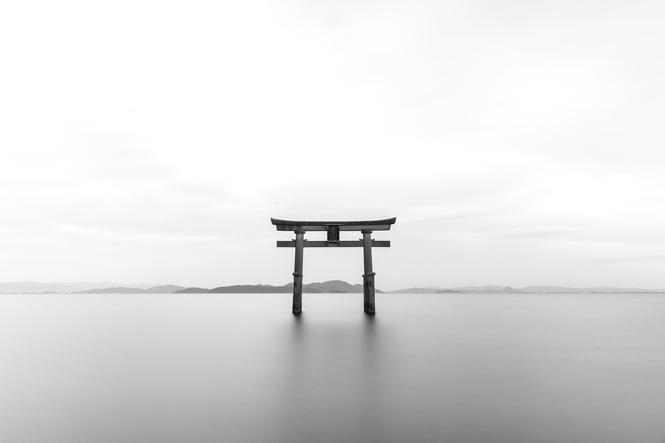 Japanse shinto poort